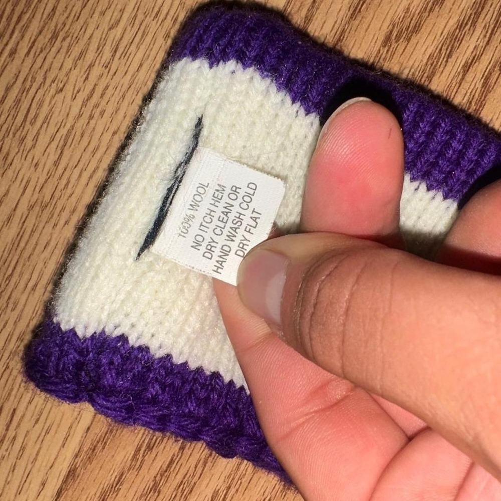 Vintage Vermont Mountain Wool Double sided Headband - Picture 4 of 5